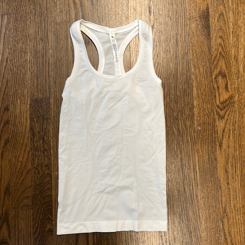 Lululemon Swiftly Tech Racerback Tank - white, Size 0